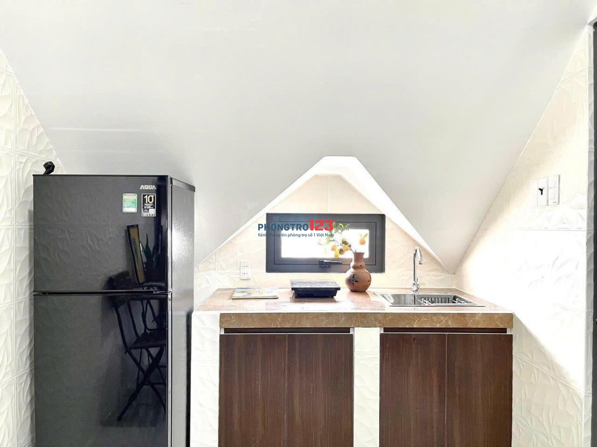 STUDIO 2 CỬA SỔ NHÀ MỚI 100% FULL NỘI THẤT - Ở 2 NGƯỜI THOẢI MÁI - NGAY COOPMART QUẬN 7