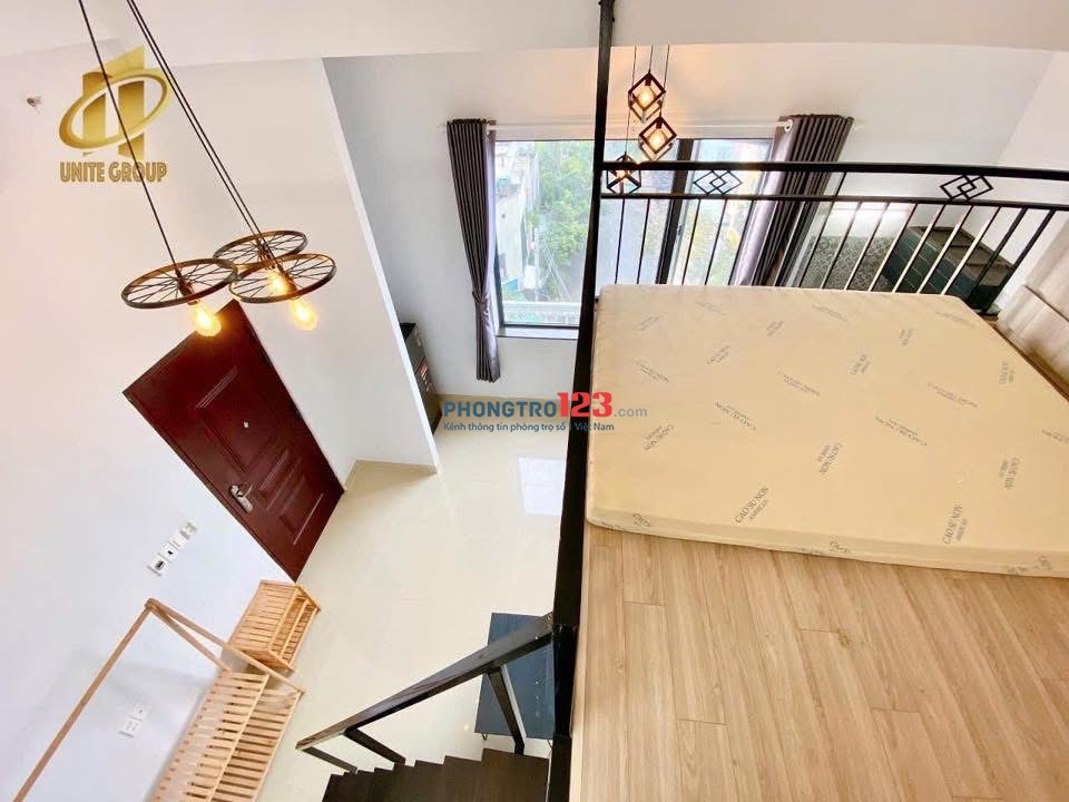 Cho thuê căn hộ dịch vụ duplex 40m2 ở tân quy q7 gần tdtu ufm nttu rmit lotte mart