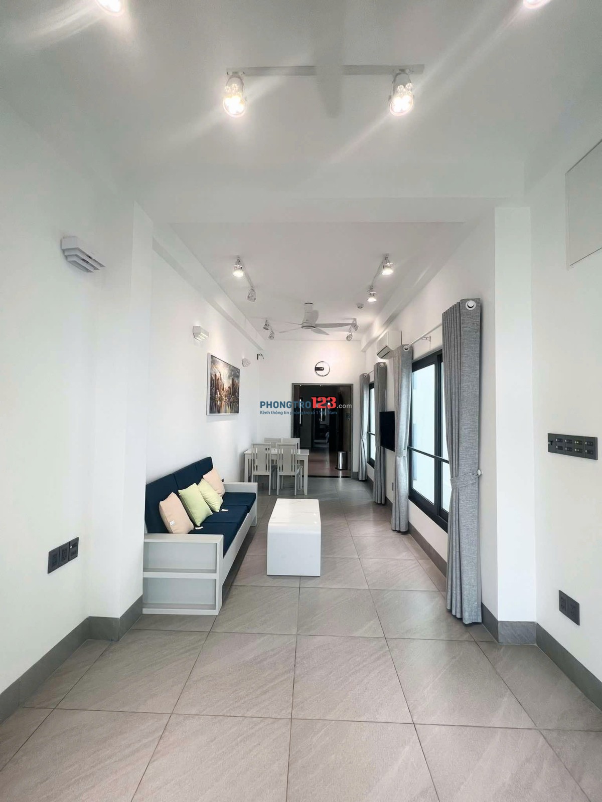 Chung cư Satra Eximland,Phú Nhuận:110m2,3p ngủ,2wc,NT,22tr/tháng