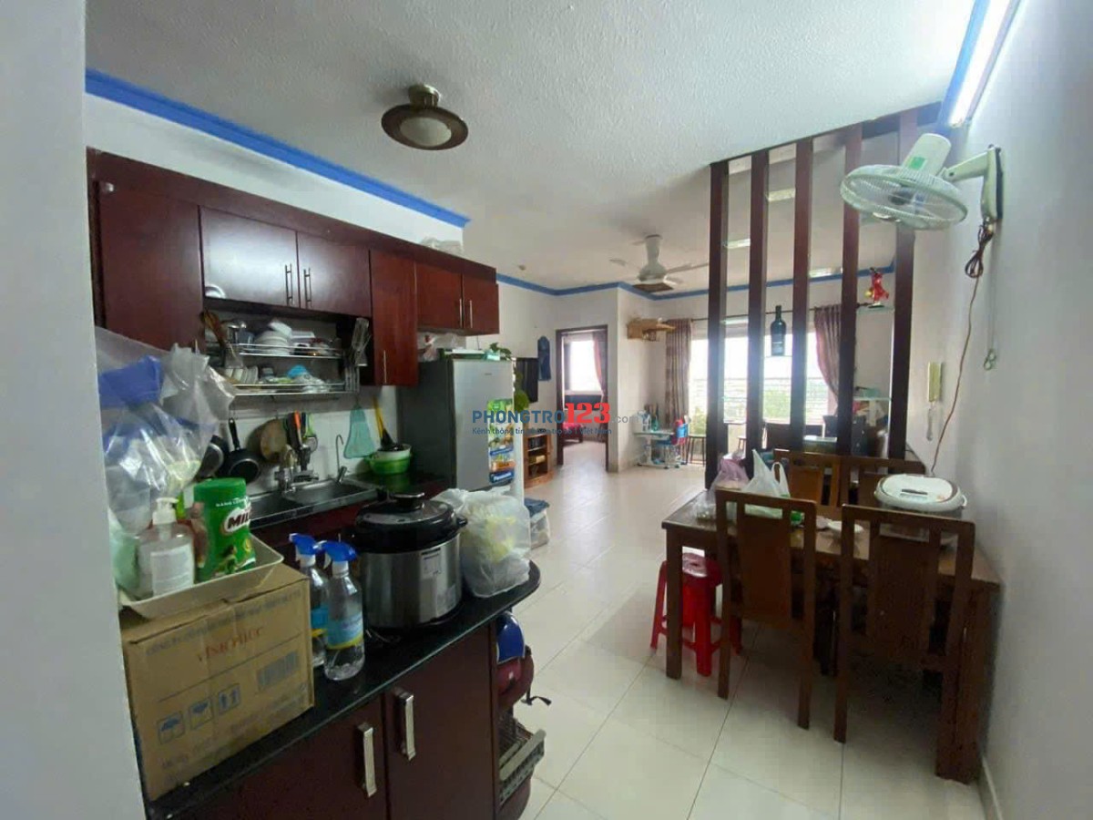 Chung cư Hai Bà Trưng, Tân Định, Q1: 86m2, 2p ngủ rộng, ban công, 12tr/th