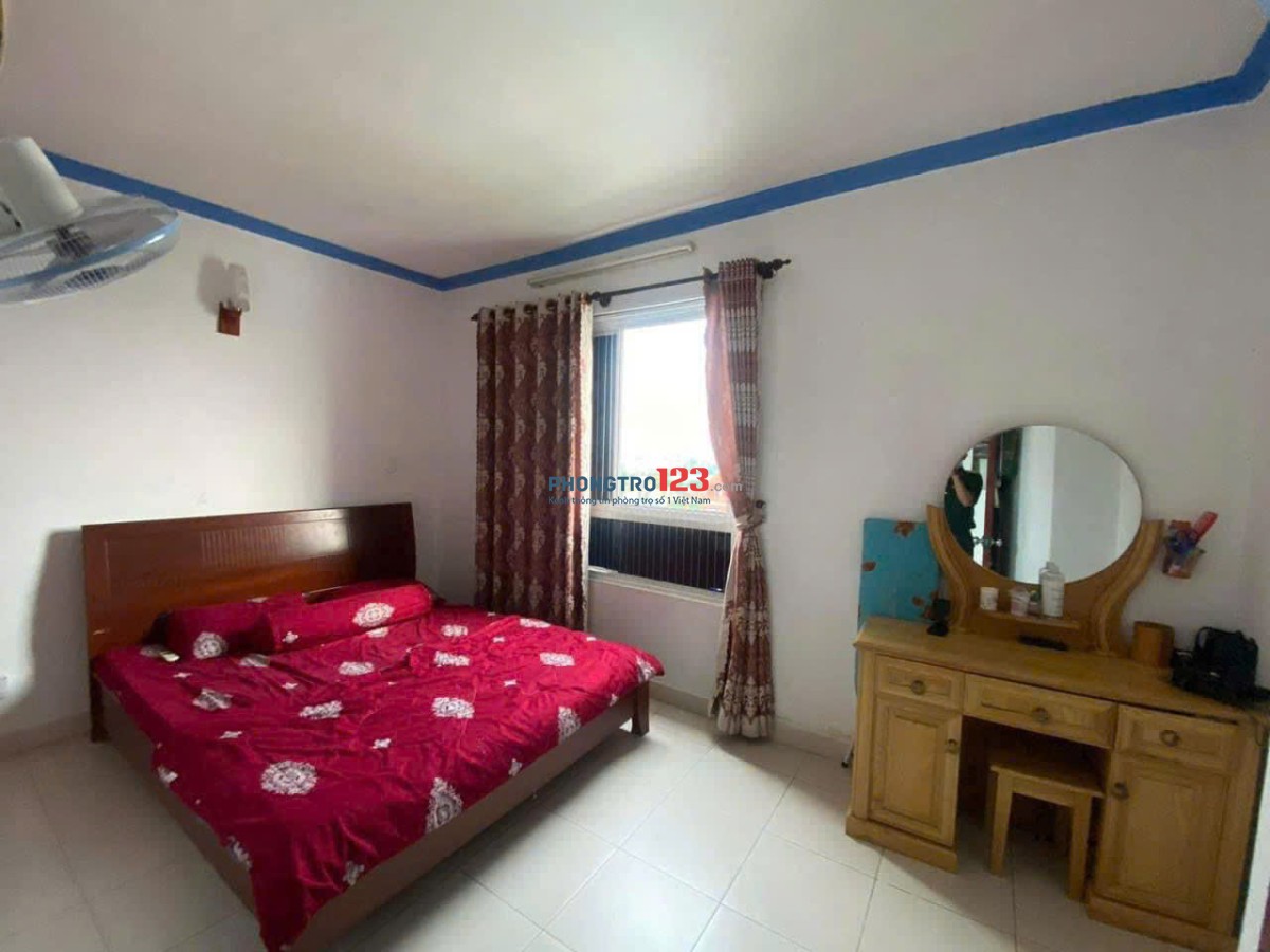 Chung cư Hai Bà Trưng, Tân Định, Q1: 86m2, 2p ngủ rộng, ban công, 12tr/th