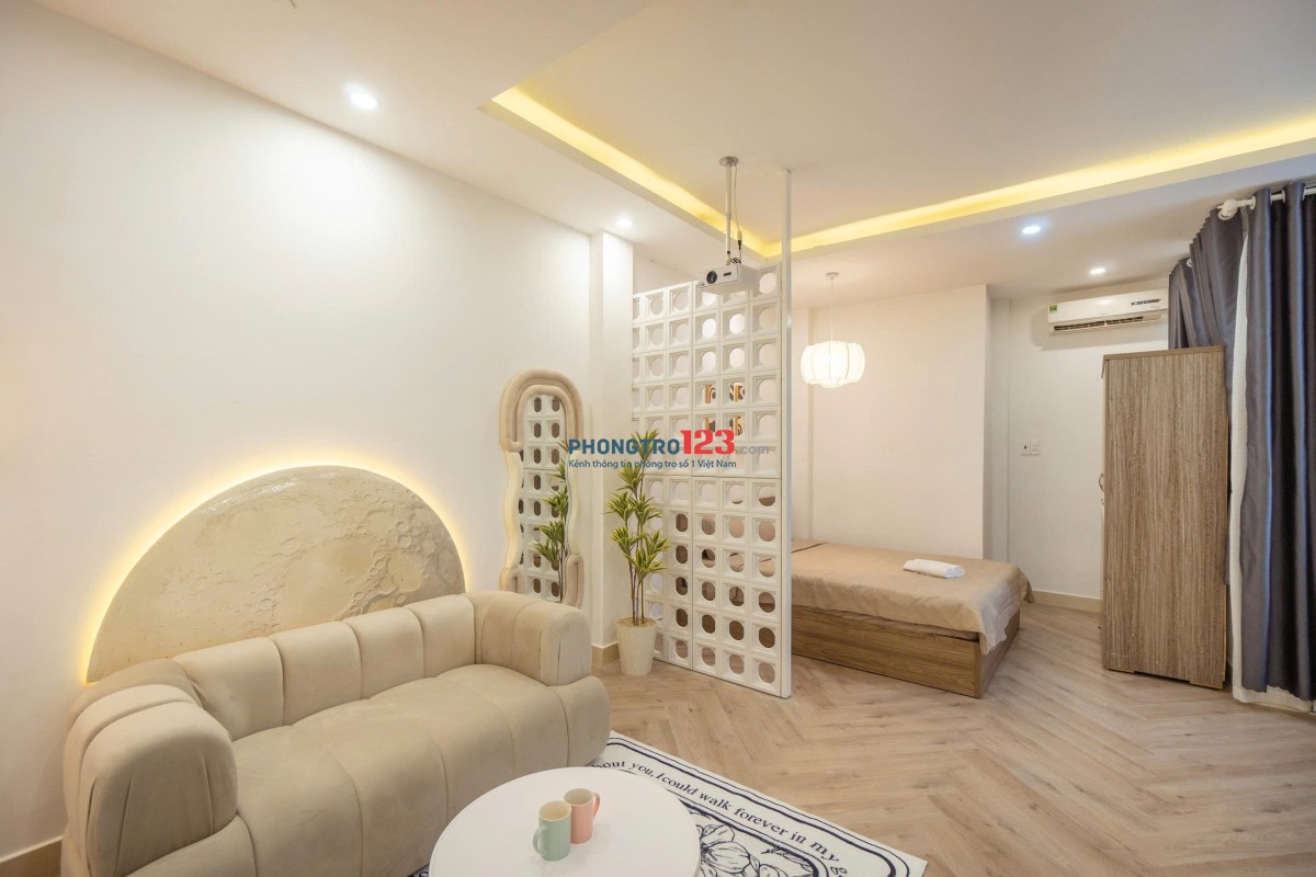 Studio xinh gần cầu Thị Nghè, XVNT - NTMK, full nội thất thang máy Bình Thạnh giáp Đakao Quận 1