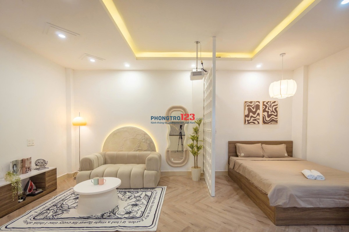 Studio xinh gần cầu Thị Nghè, XVNT - NTMK, full nội thất thang máy Bình Thạnh giáp Đakao Quận 1