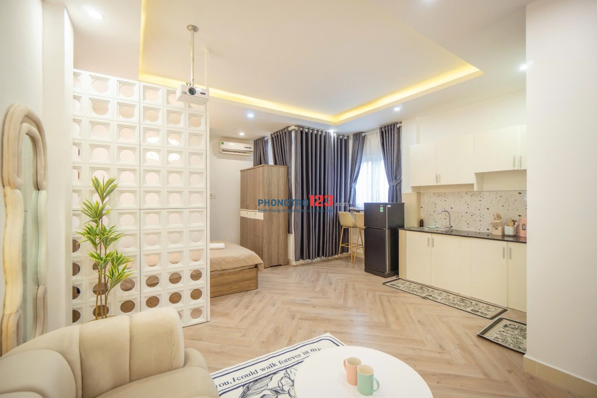 Studio xinh gần cầu Thị Nghè, XVNT - NTMK, full nội thất thang máy Bình Thạnh giáp Đakao Quận 1