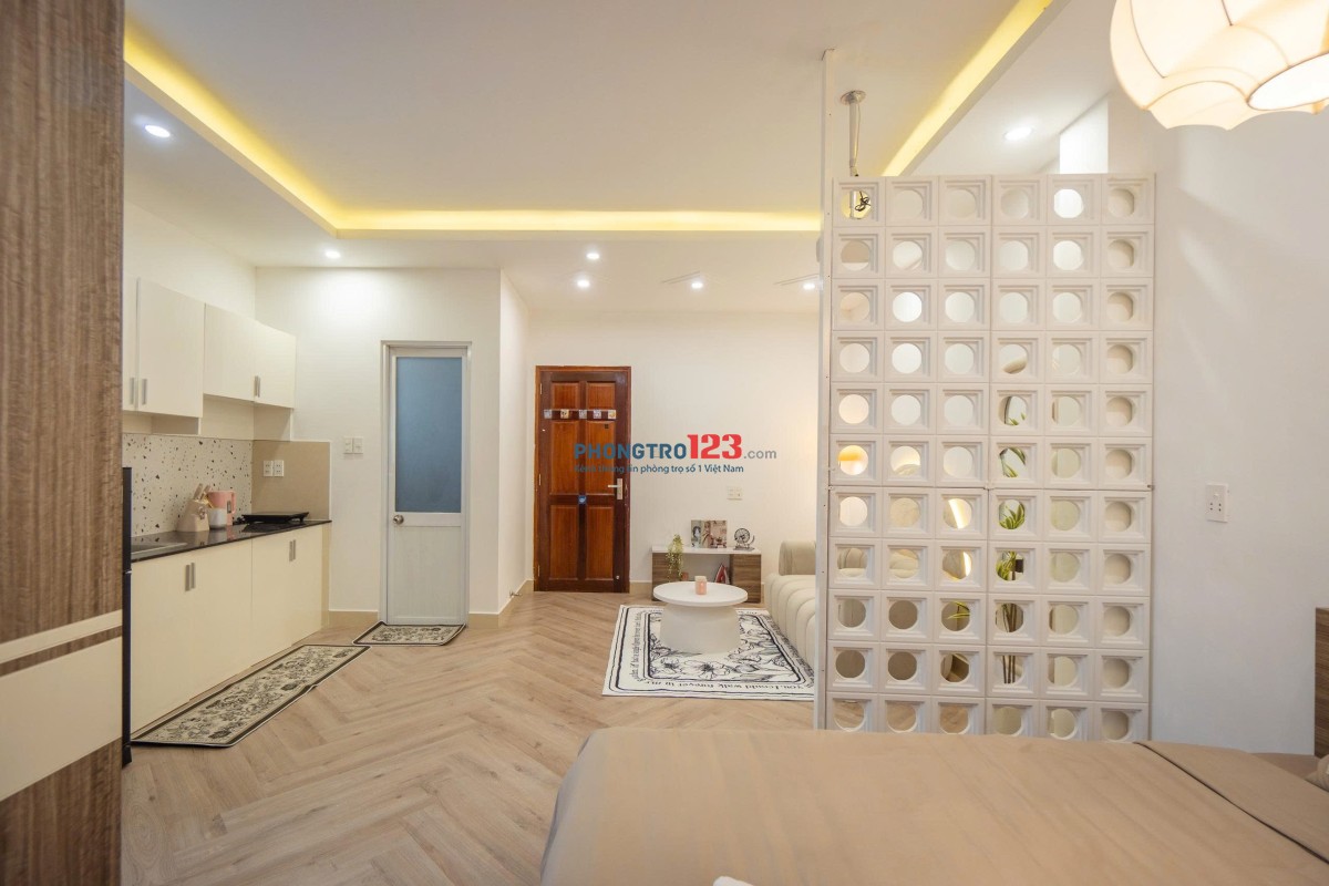 Studio xinh gần cầu Thị Nghè, XVNT - NTMK, full nội thất thang máy Bình Thạnh giáp Đakao Quận 1