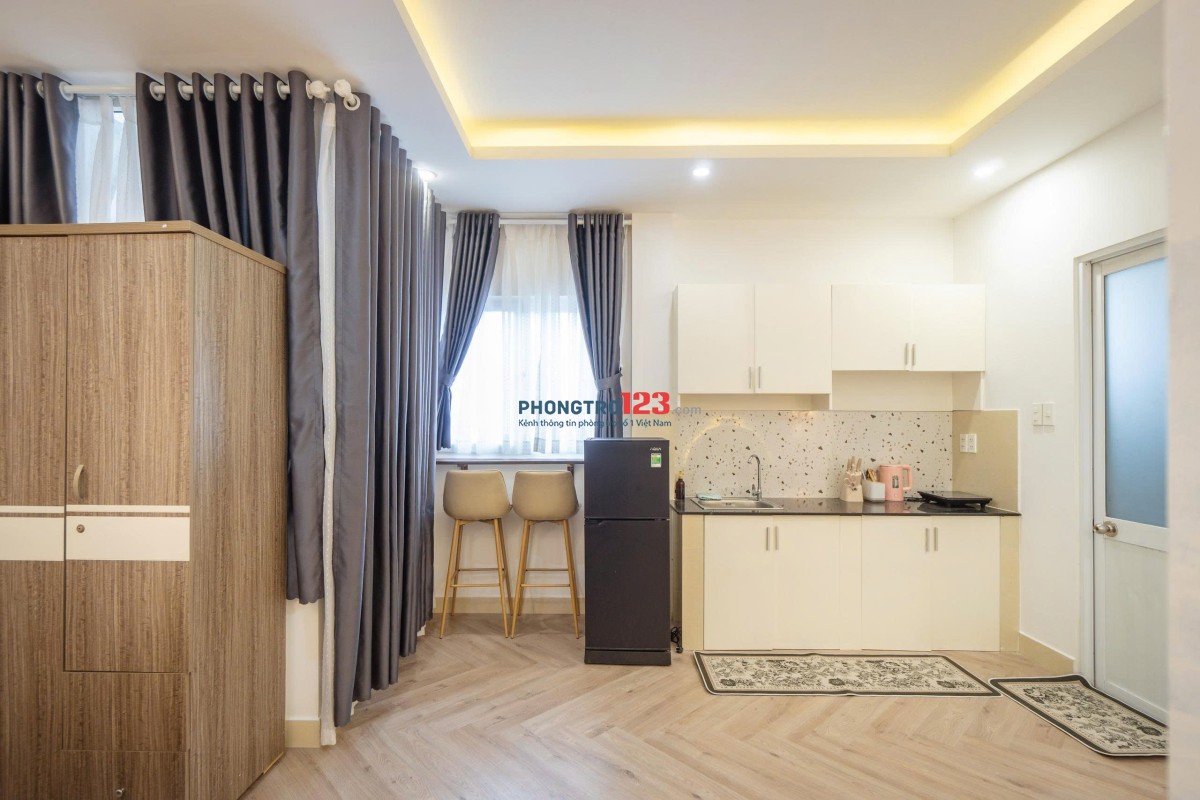Studio xinh gần cầu Thị Nghè, XVNT - NTMK, full nội thất thang máy Bình Thạnh giáp Đakao Quận 1