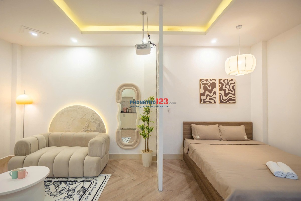 Studio xinh gần cầu Thị Nghè, XVNT - NTMK, full nội thất thang máy Bình Thạnh giáp Đakao Quận 1