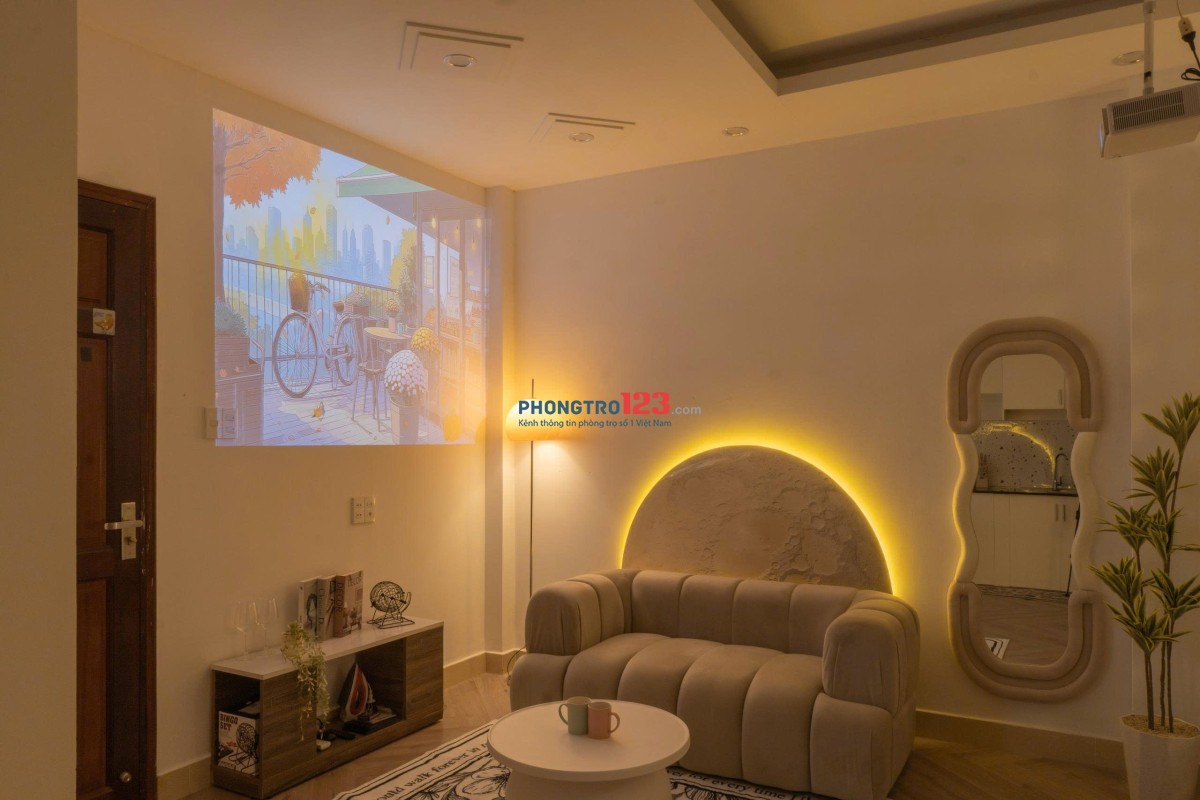 Studio xinh gần cầu Thị Nghè, XVNT - NTMK, full nội thất thang máy Bình Thạnh giáp Đakao Quận 1