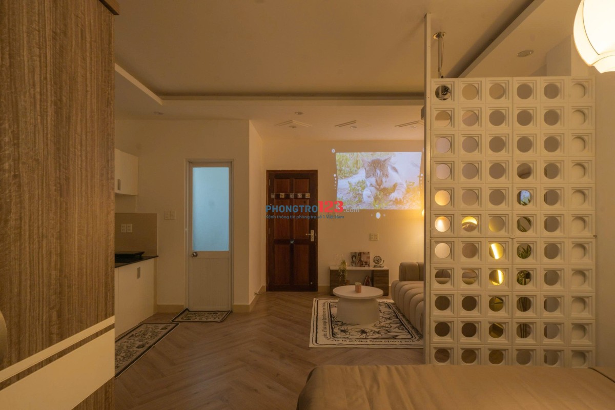 Studio xinh gần cầu Thị Nghè, XVNT - NTMK, full nội thất thang máy Bình Thạnh giáp Đakao Quận 1