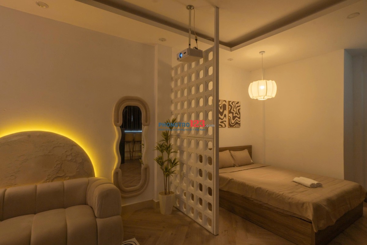 Studio xinh gần cầu Thị Nghè, XVNT - NTMK, full nội thất thang máy Bình Thạnh giáp Đakao Quận 1