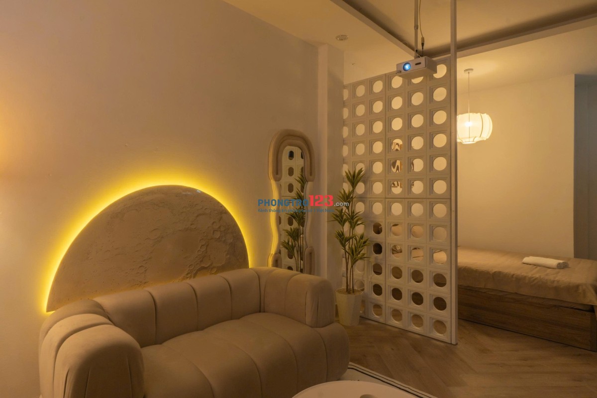 Studio xinh gần cầu Thị Nghè, XVNT - NTMK, full nội thất thang máy Bình Thạnh giáp Đakao Quận 1
