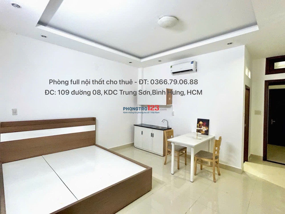 Phòng Studio - Phòng Trọ cho thuê giá rẻ Khu Trung Sơn chỉ từ 1,5tr