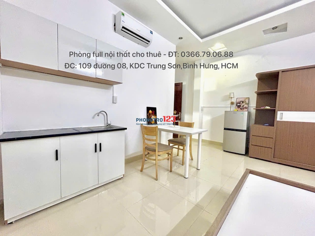 Phòng Studio - Phòng Trọ cho thuê giá rẻ Khu Trung Sơn chỉ từ 1,5tr