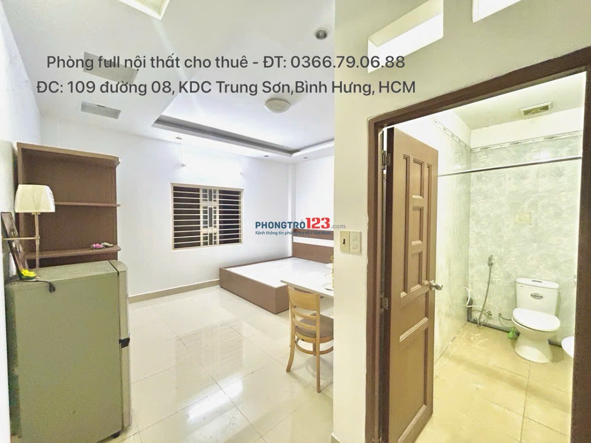 Phòng Studio - Phòng Trọ cho thuê giá rẻ Khu Trung Sơn chỉ từ 1,5tr