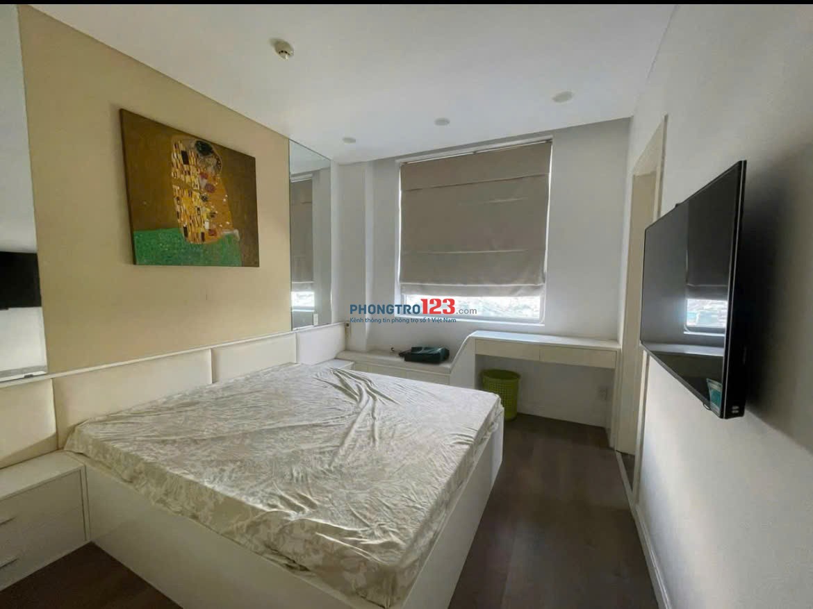 Chung cư Satra, Phan Đăng Lưu, Phú Nhuận, 93m2, 2PN, Nội thất, 16tr5/th.