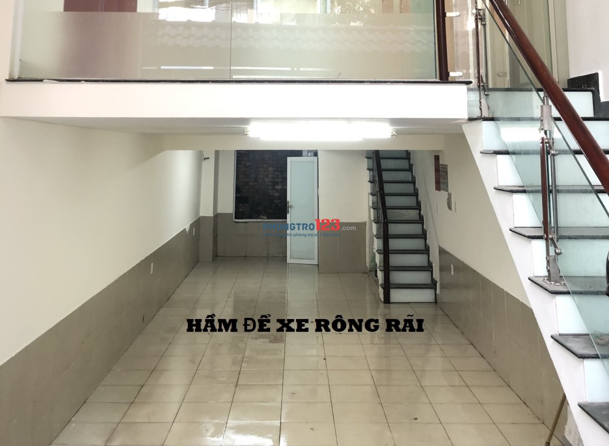 PHÒNG 3,1TR - FULL NỘI THẤT - HẦM LỚN FREE XE - GIỜ TỰ DO - CỬA KHOÁ VÂN TAY