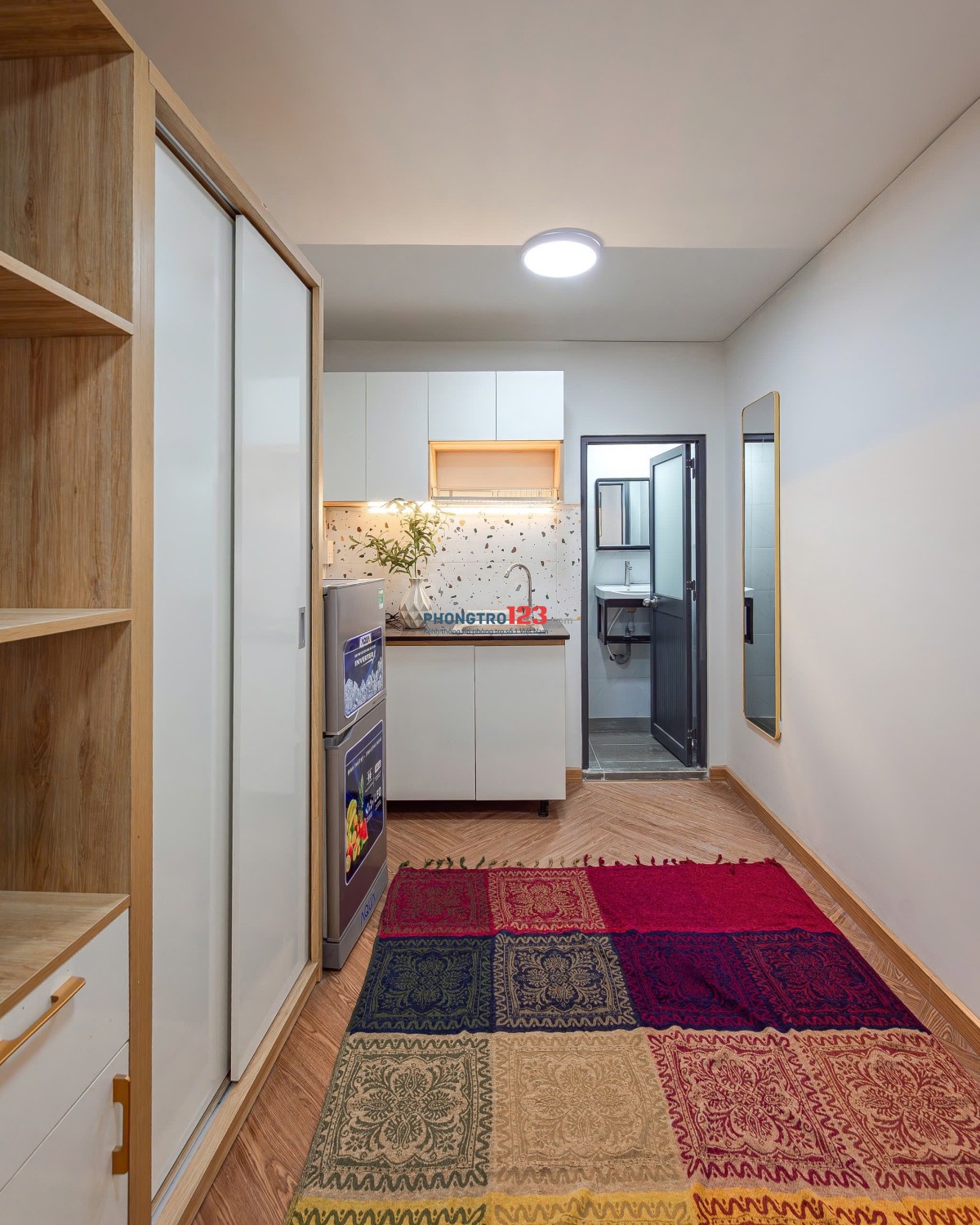 Cho Thuê Studio Ban Công – Full Nội Thất – Ngay ĐH Văn Hiến, Tân Bình