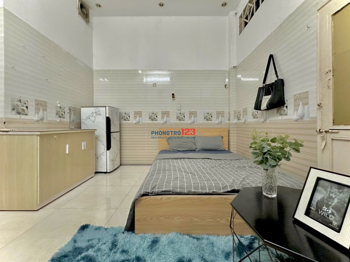 Cho thuê phòng ngay Điện Biên Phủ Q10 gần ĐH Kinh Tế TPHCM - ĐH Y Khoa PNT 25m2 đầy đủ nội thất