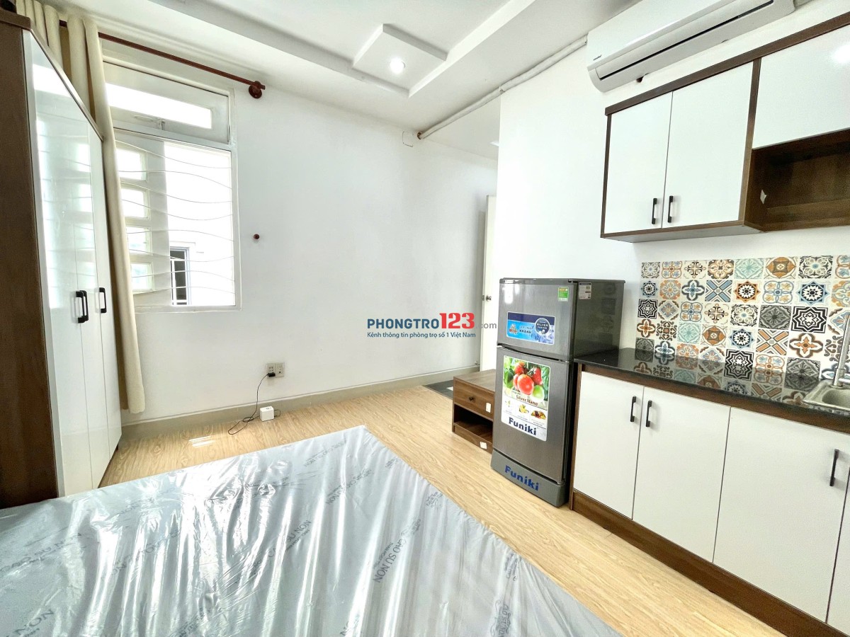STUDIO CỬA SỔ CÓ NỘI THẤT GẦN CV GIA ĐỊNH QUẬN TÂN BÌNH