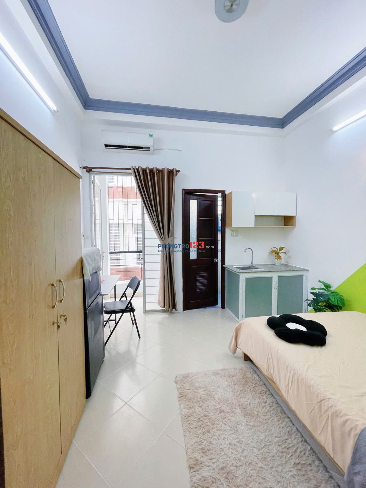 THUÊ NGAY CĂN HỘ NGUYỄN KIỆM FULL NỘI THẤT BAN CÔNG GẦN SÂN BAY TSN GIÁP Q.BTHANH