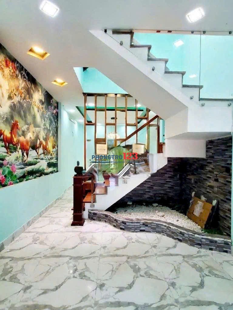 CHO THUÊ NHÀ NC, HẺM HƯƠNG LỘ 2, BÌNH TÂN. 1 TRỆT 1 LẦU, SÂN THƯỢNG, 3PN 4WC, 80M2 - 9,5TR/THÁNG.