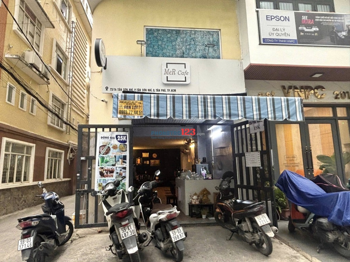 TRỐNG LẠI MẶT BẰNG KINH DOANH RỘNG 60M2 NGAY TÂN SƠN NHÌ