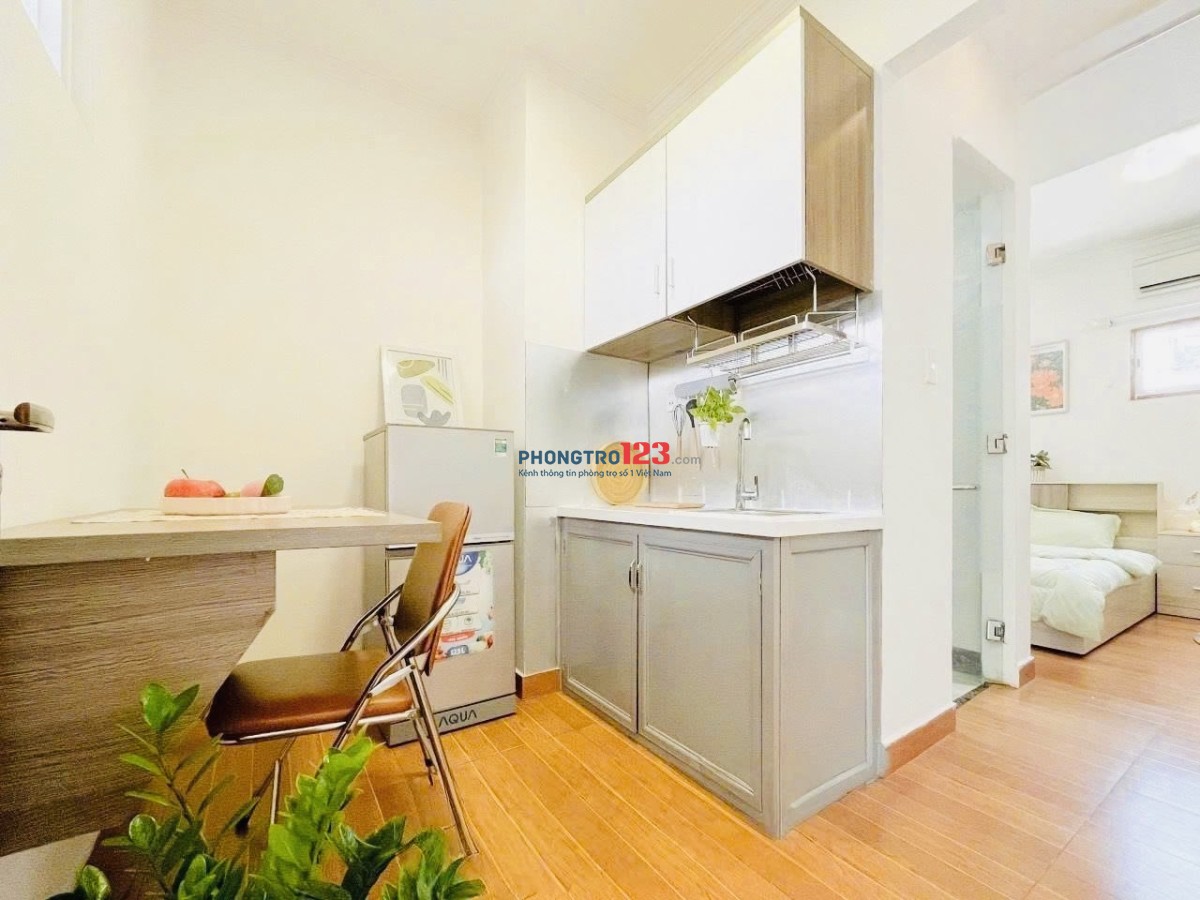 Căn hộ 1PN bếp riêng full nội thất tại Tân Bình – gần Etown, sân bay & nhiều trường ĐH