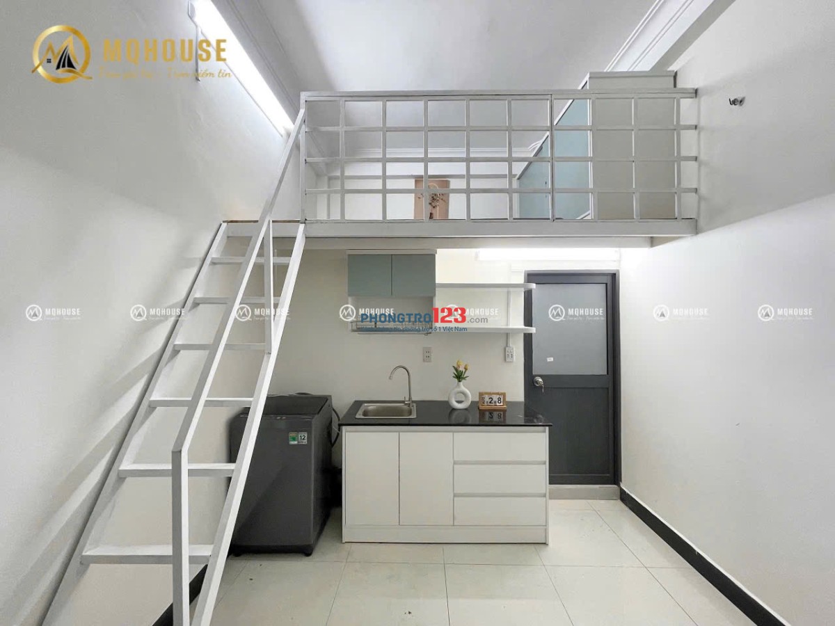 Cho Thuê Phòng đẹp cửa sổ lớn, full nội thất tại Tân Bình – gần Etown, sân bay & nhiều trường ĐH