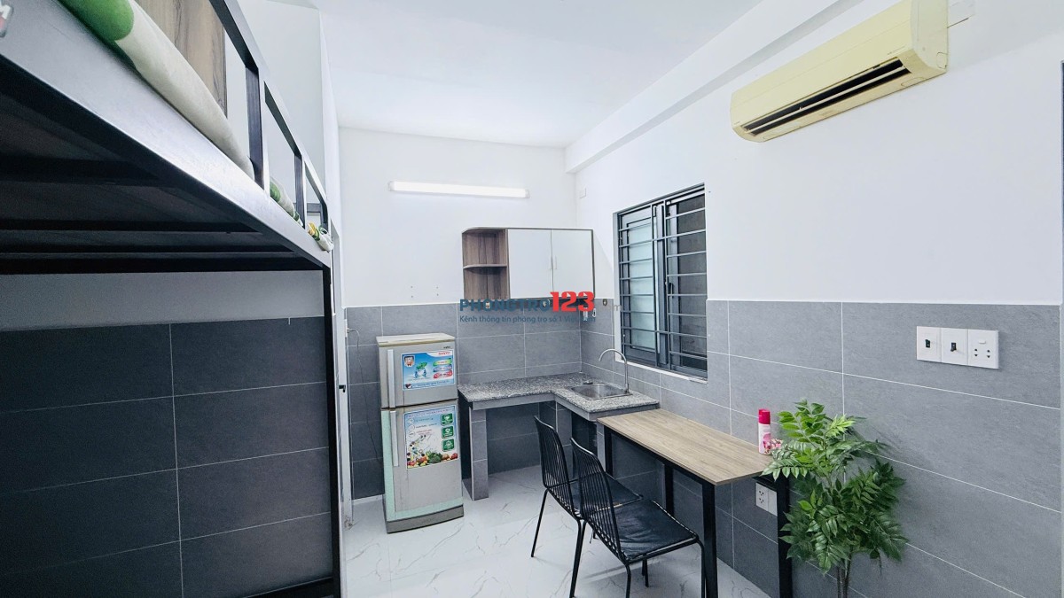 PHÒNG SINH VIÊN RIÊNG TƯ FULL NỘI THẤT CÓ CỬA SỔ NGAY TÂN BÌNH