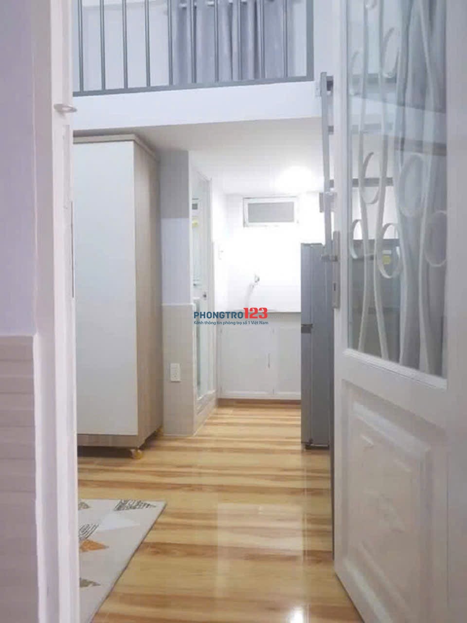 Phòng trọ có gác full nội thất ngay giữa trung tâm Tân Bình thuận tiện qua các quận