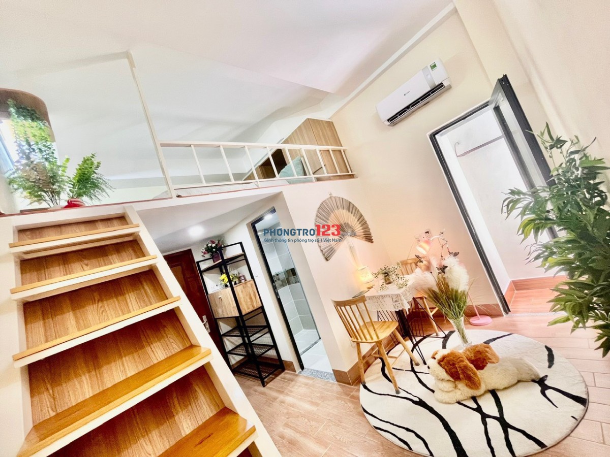 Căn hộ mini có gác - giếng trời siêu thoáng mát CMT8 Q.10 - Vào là ở ngay
