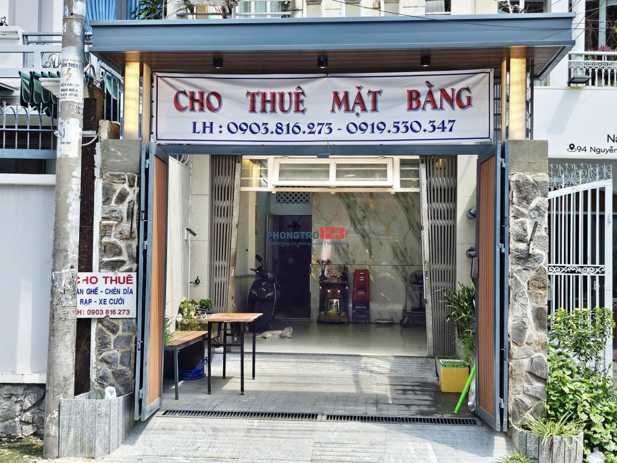 Cho Thuê Mặt Bằng Kinh Doanh gần chợ , trường học , GV giáp ranh Bình Thạnh