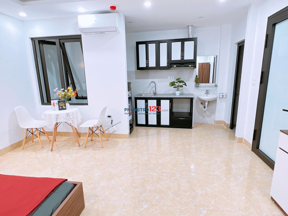  Phòng đơn 30m² – bếp riêng – full đồ 3B ngõ 569 Lạc Long Quân, gần Hồ Tây – HV Hành Chính