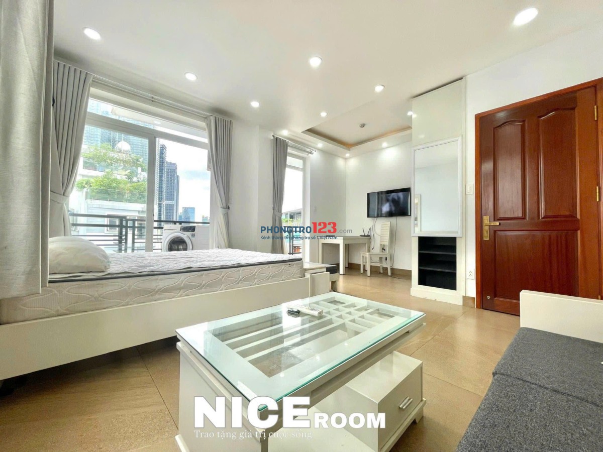 CHO THUÊ CĂN HỘ DỊCH VỤ CỬA SỔ BAN CÔNG VIEW ĐẸP PHÒNG RỘNG SÁT PHÚ NHUẬN QUẬN 1 VÀ CÁC ĐẠI HỌC