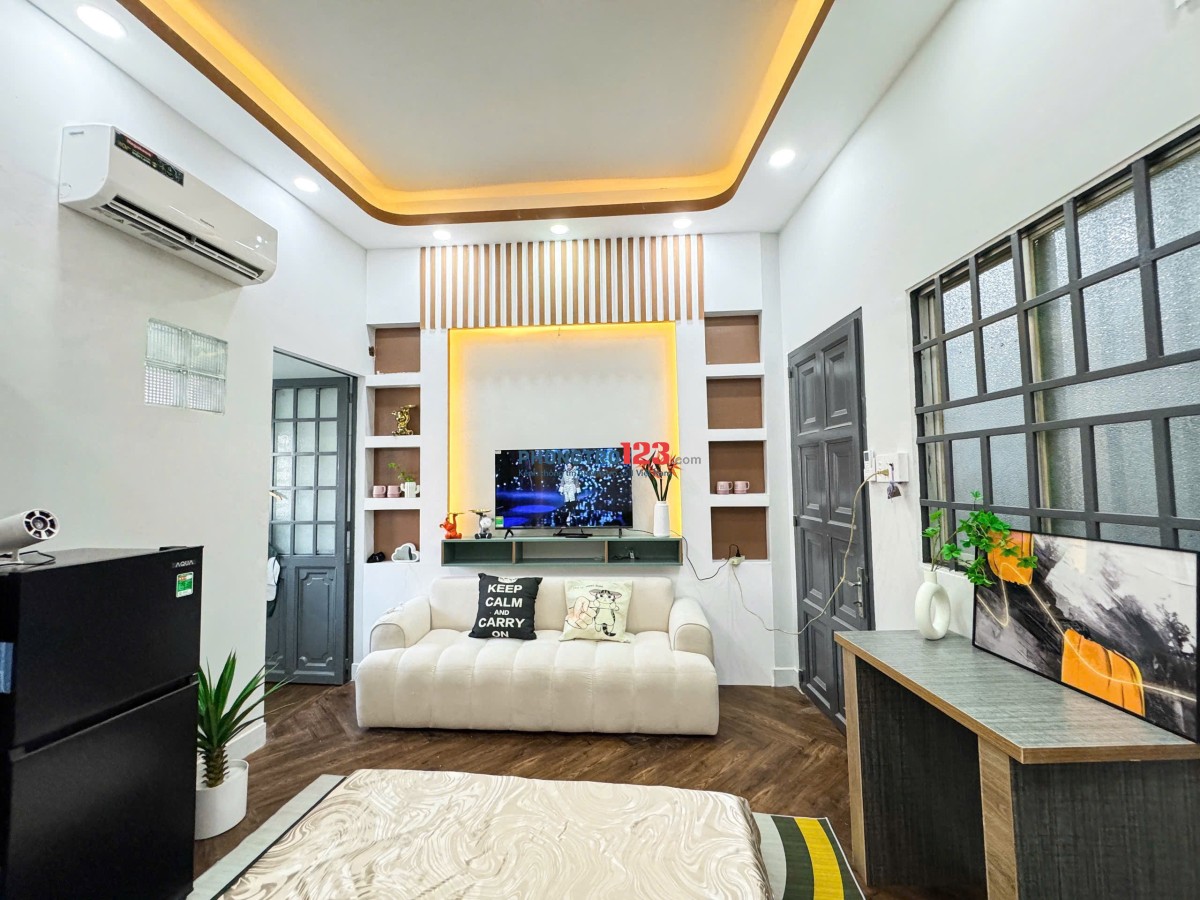 Cho thuê 1PN tách bếp, full nt cao cấp, nvs riêng ở được 2 - 3 người giá chỉ 6x
