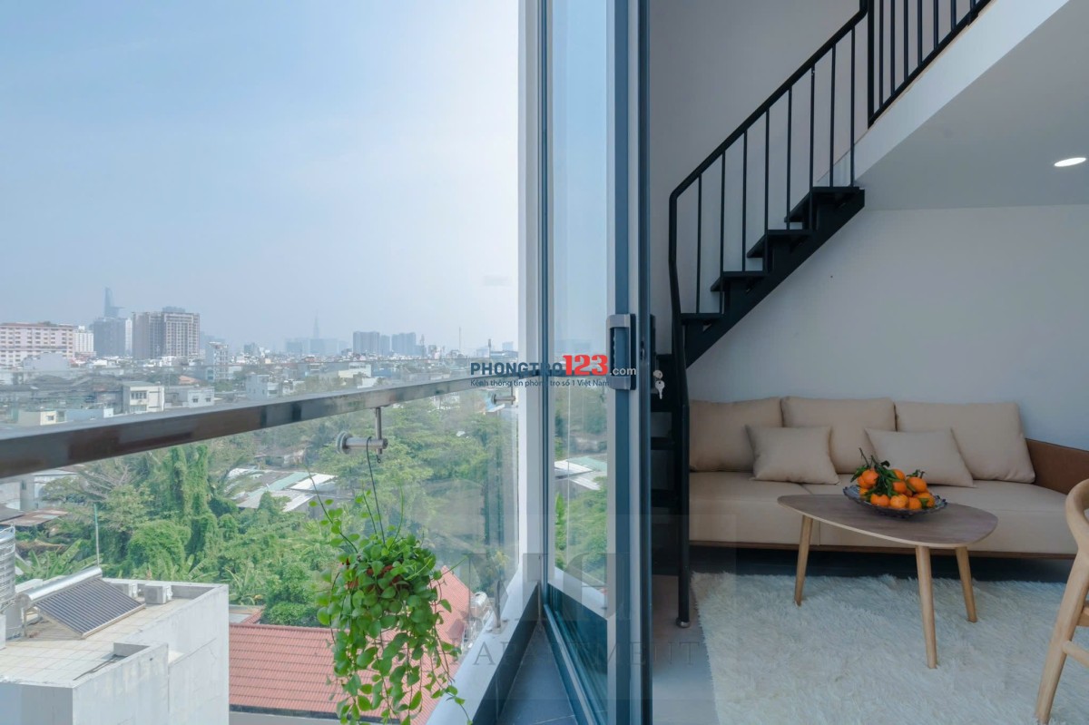 CĂN HỘ QUẬN 7 FULL NỘI THẤT BAN CÔNG LỚN - DUPLEX GẦN RMIT, LOTTE, CRESCENT MALL, SUNRISE, HIM LAM