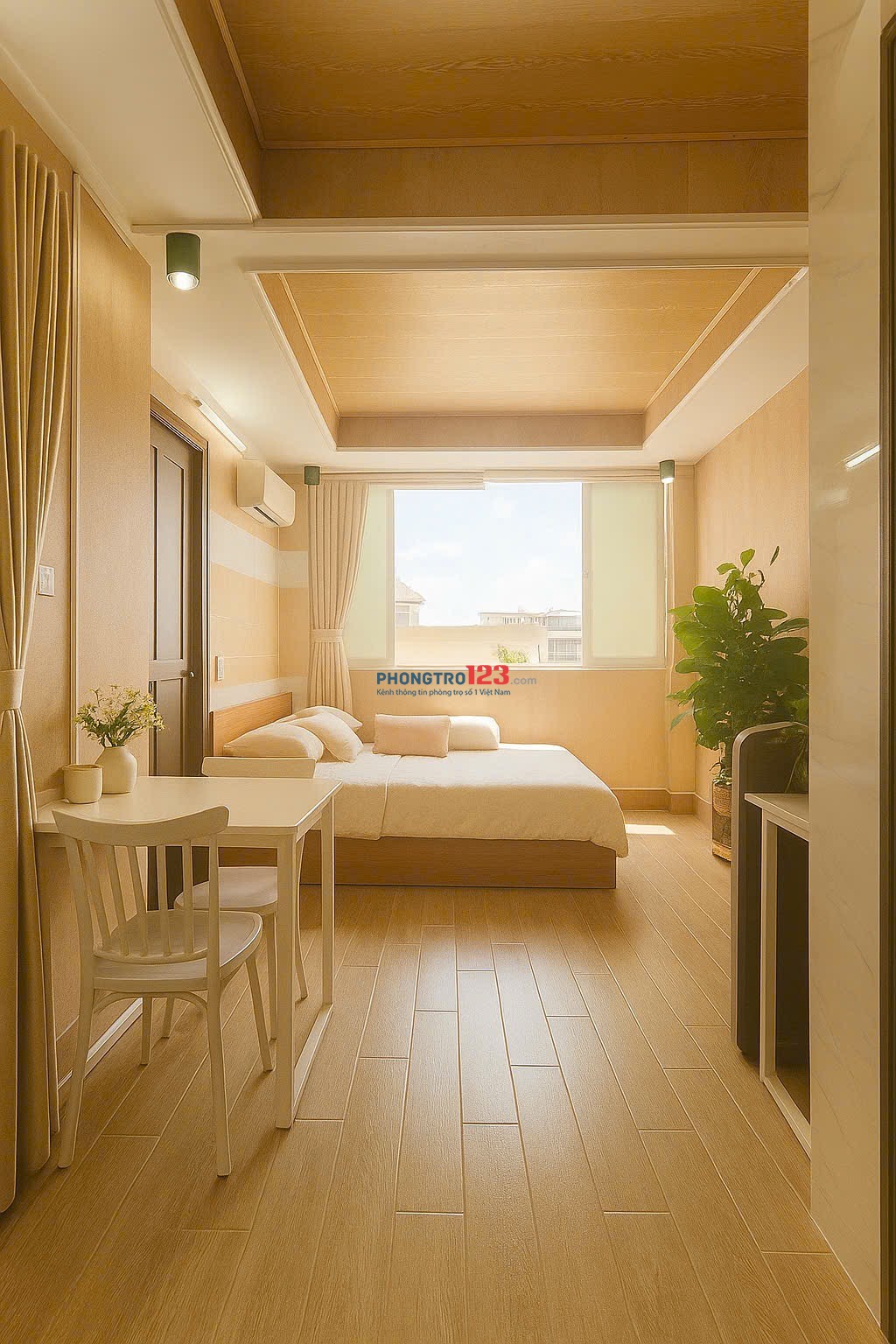 Căn hộ riêng biệt nguyên lầu – Máy giặt, bếp riêng
