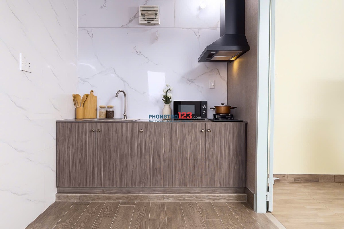 Căn hộ riêng biệt nguyên lầu – Máy giặt, bếp riêng