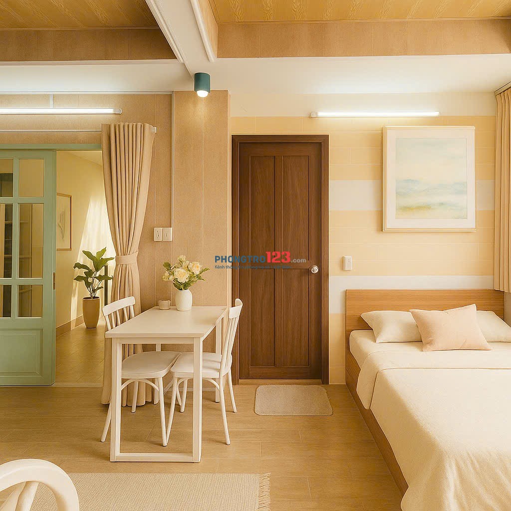 Căn hộ riêng biệt nguyên lầu – Máy giặt, bếp riêng