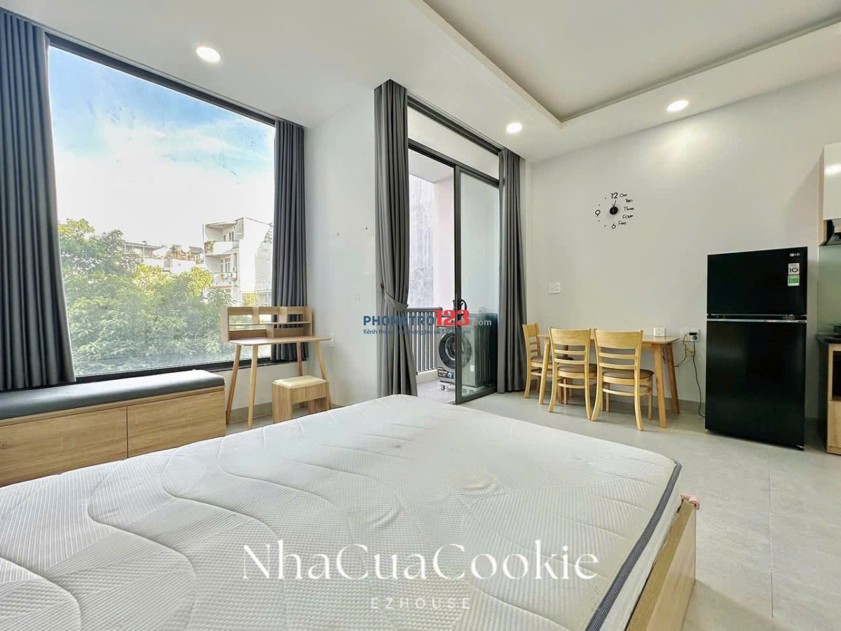 Cho thuê căn hộ cao cấp đầy đủ nội thất gần sân bay Tân Sơn Nhất - CV Hoàng Văn Thụ - quận Tân Bình