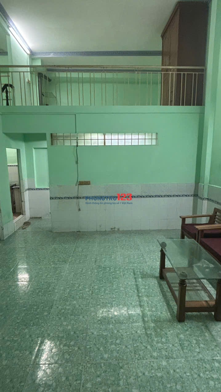 Cho thuê nhà riêng 58m2, 1PN + gác Lửng, 1WC, Trần Xuân Soạn sau chùa KIỀU ĐÀM