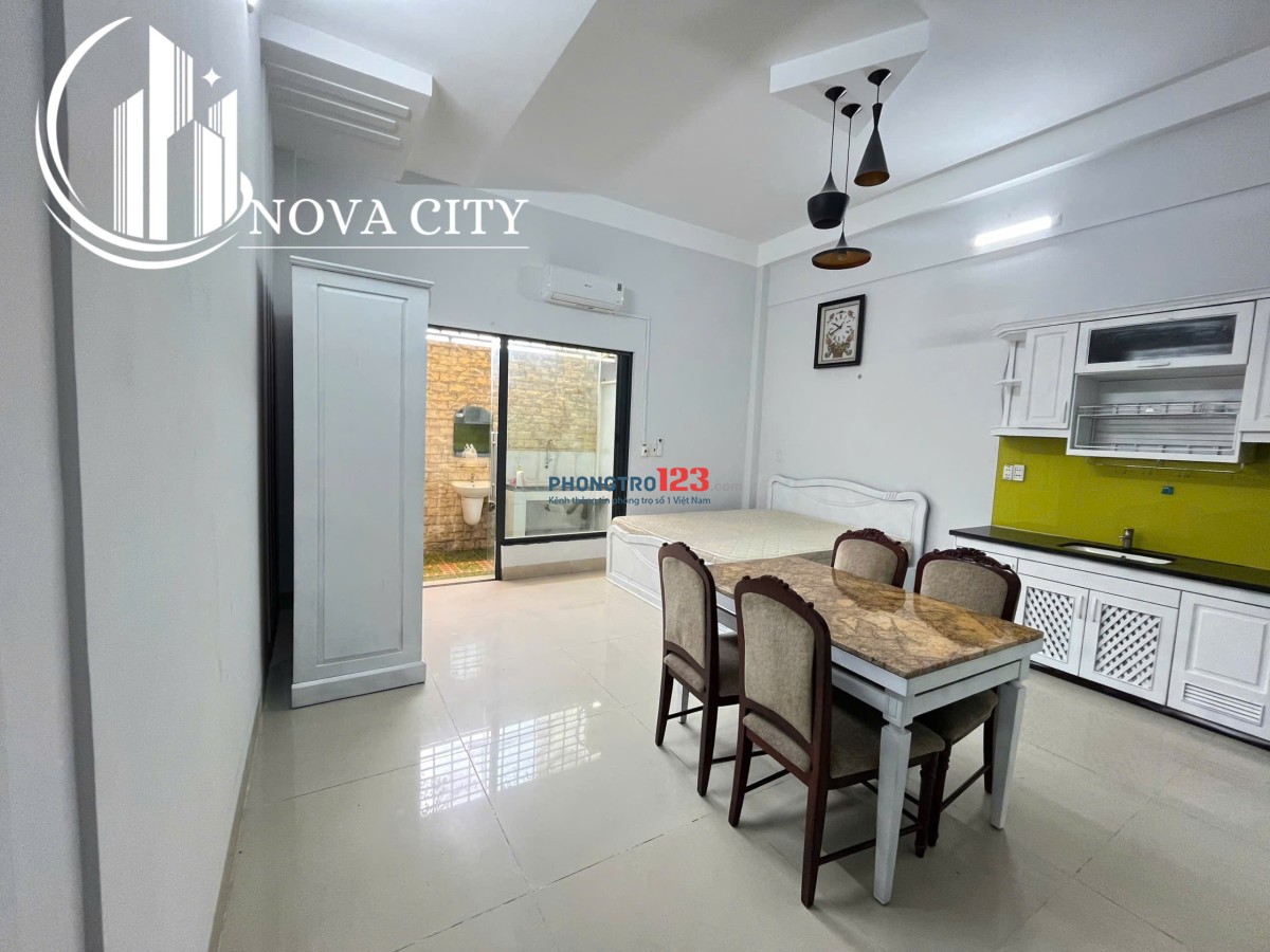 Căn hộ full nội thất có sân sau gần Phạm Hùng - Nguyễn Văn Linh - nhà thờ Nam Hải