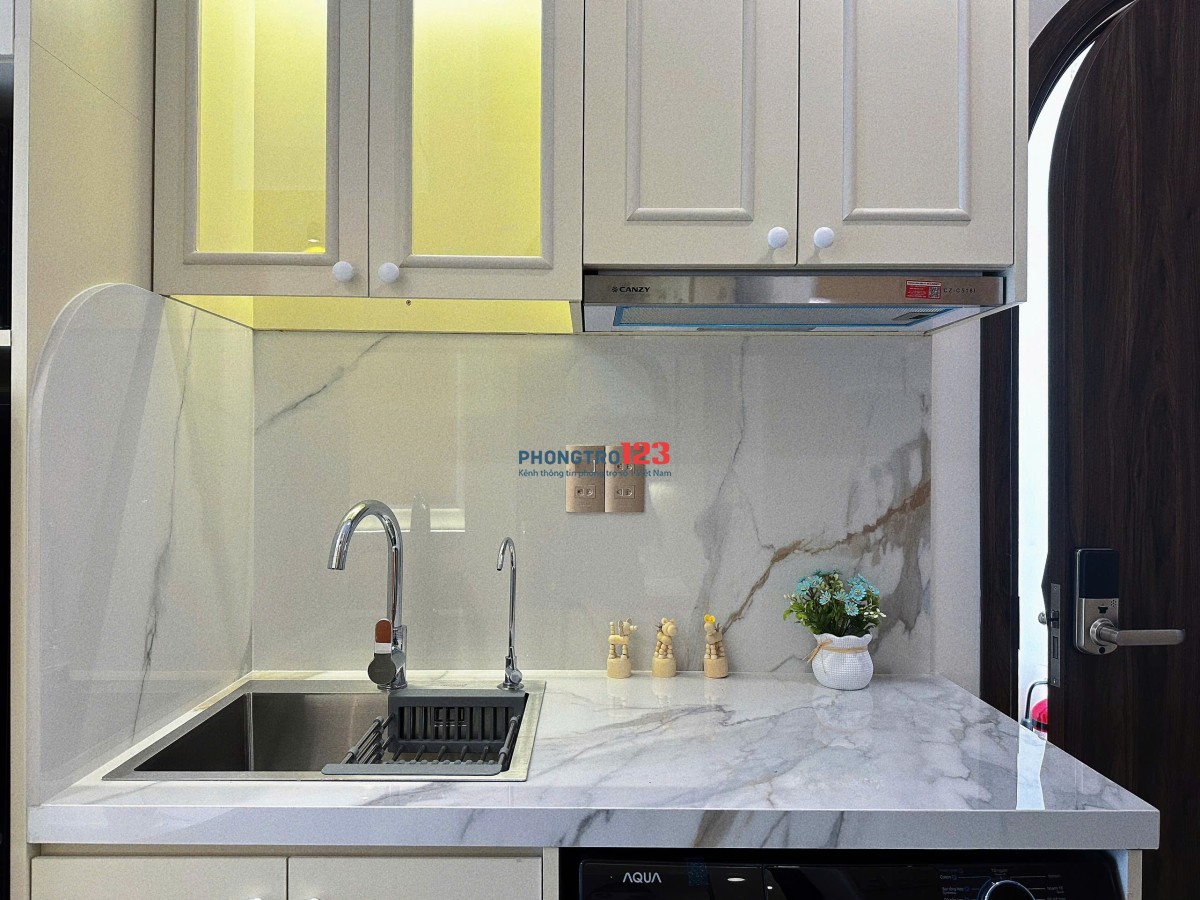 Khai Trương Căn Hộ 30m2, Full Nội Thất, Máy Giặt Riêng, Thang Máy, Co.opmart Nhiêu Lộc