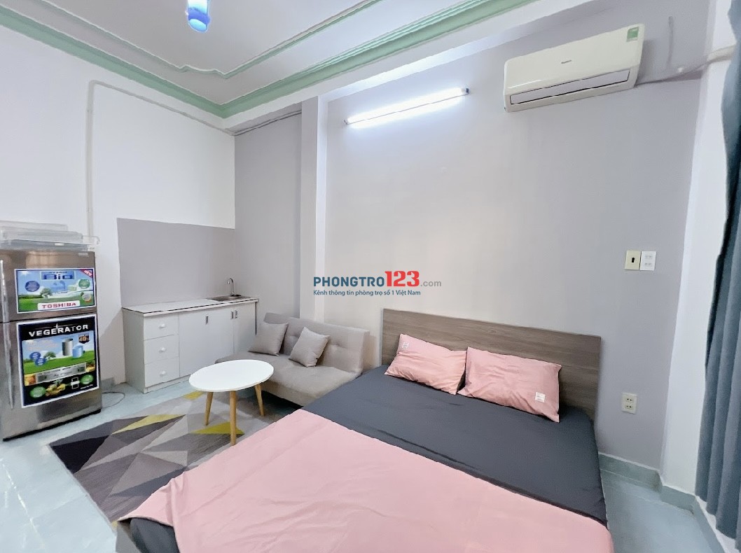 Cho Thuê Phòng Nguyễn Hữu Cảnh, gần Landmark81, Q2 có cửa sổ thoáng, full nội thất giá chỉ 5xxx