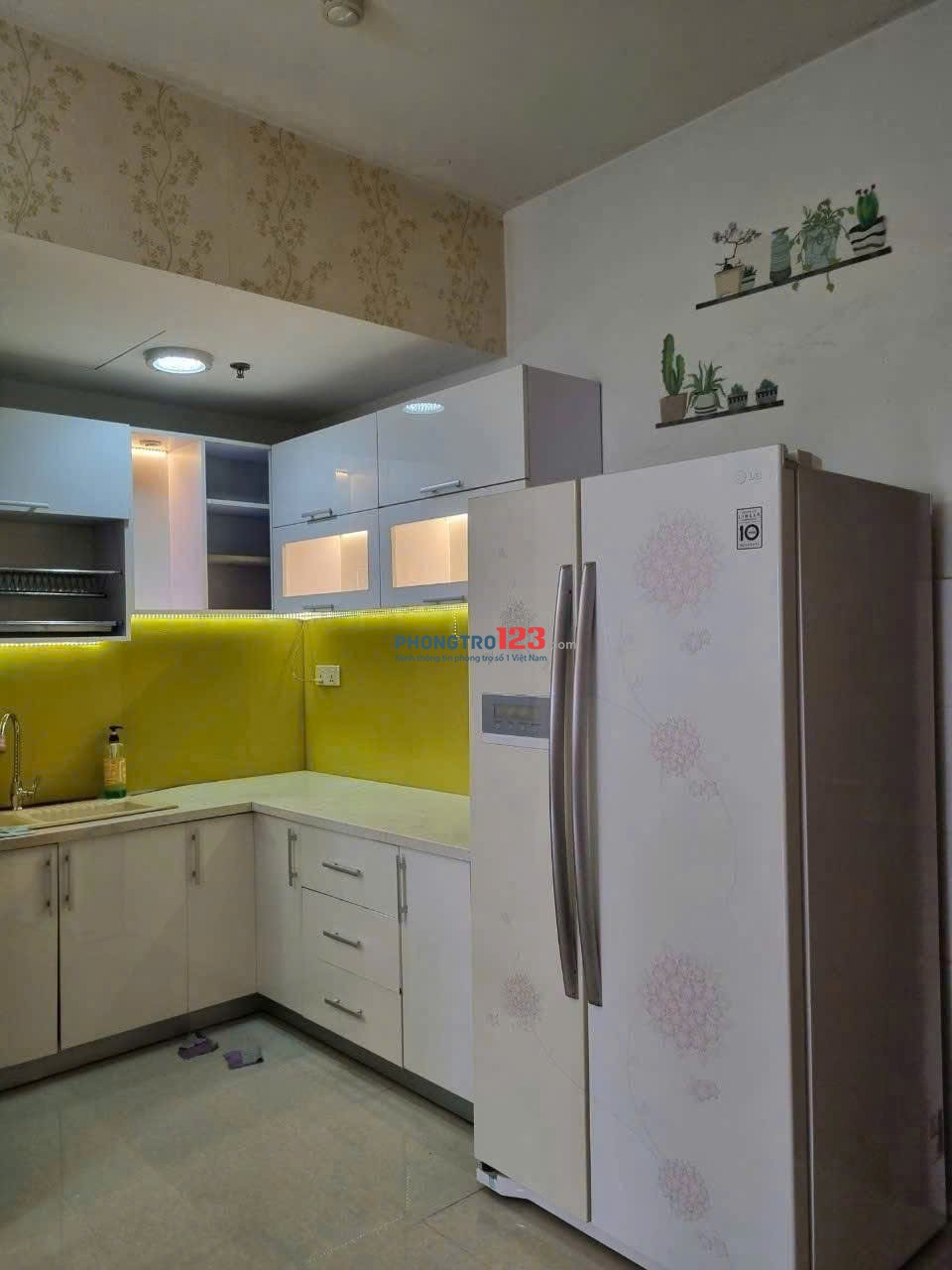 C/c Cộng Hòa Garden, P12, Tân Bình: 75m2, 2p ngủ, NTCC, 14tr/th.