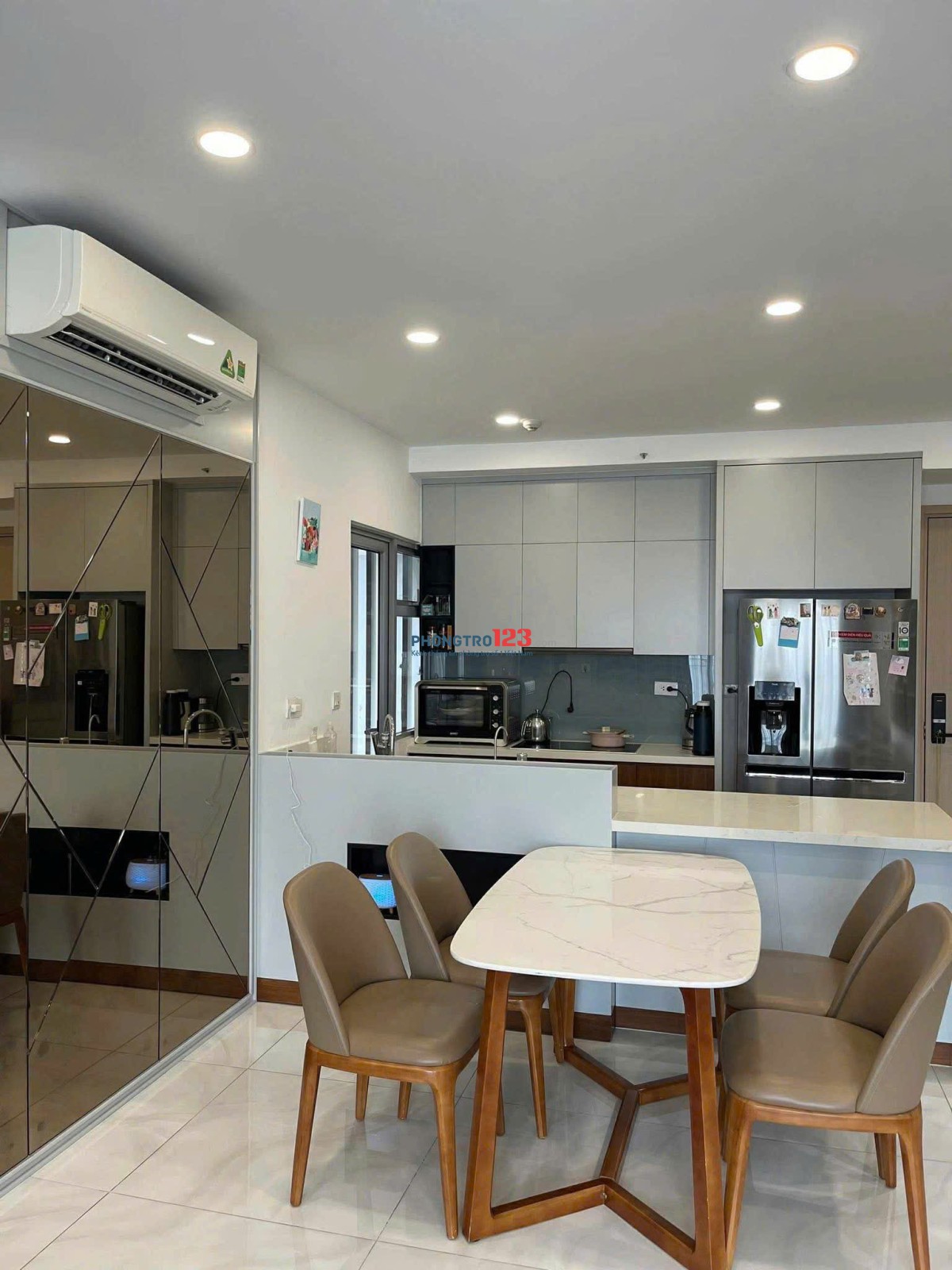 Chung cư Satra, Phan Đăng Lưu, P1, Phú Nhuận, 145m2, 3PN, 22tr/tháng.