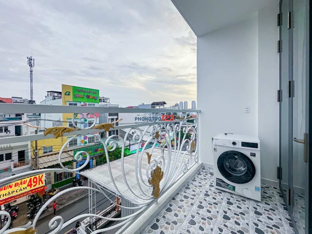 CHO THUÊ CĂN HỘ QUẬN 7 - STUDIO FULL NỘI THẤT BAN CÔNG LỚN NGAY TÂN KIỂNG - GẦN RMIT, LOTTE, SUNRISE