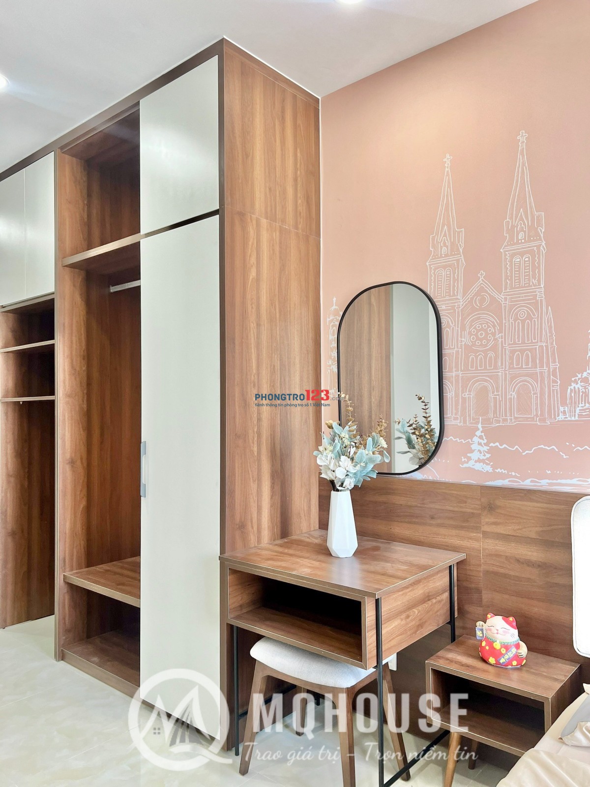 CHO THUÊ CĂN HỘ BAN CÔNG NHÀ ĐẸP GẦN SÂN BAY - CV HOÀNG VĂN THỤ