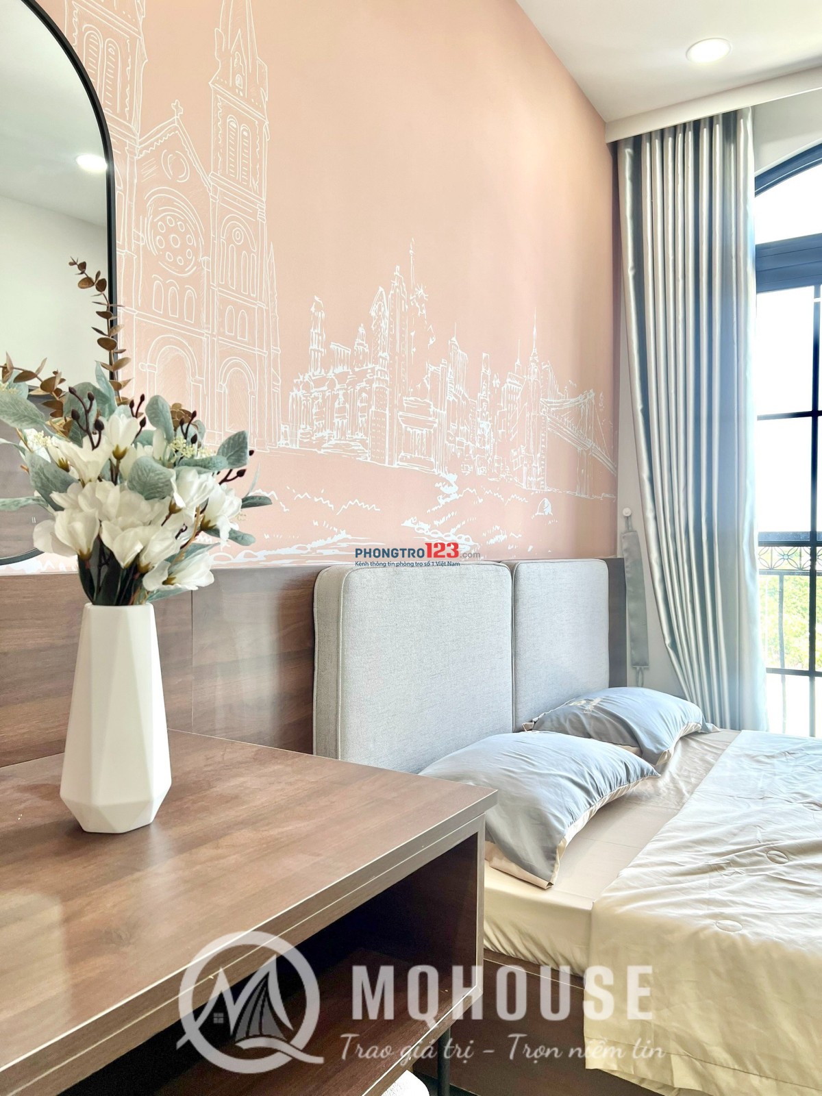 CHO THUÊ CĂN HỘ BAN CÔNG NHÀ ĐẸP GẦN SÂN BAY - CV HOÀNG VĂN THỤ