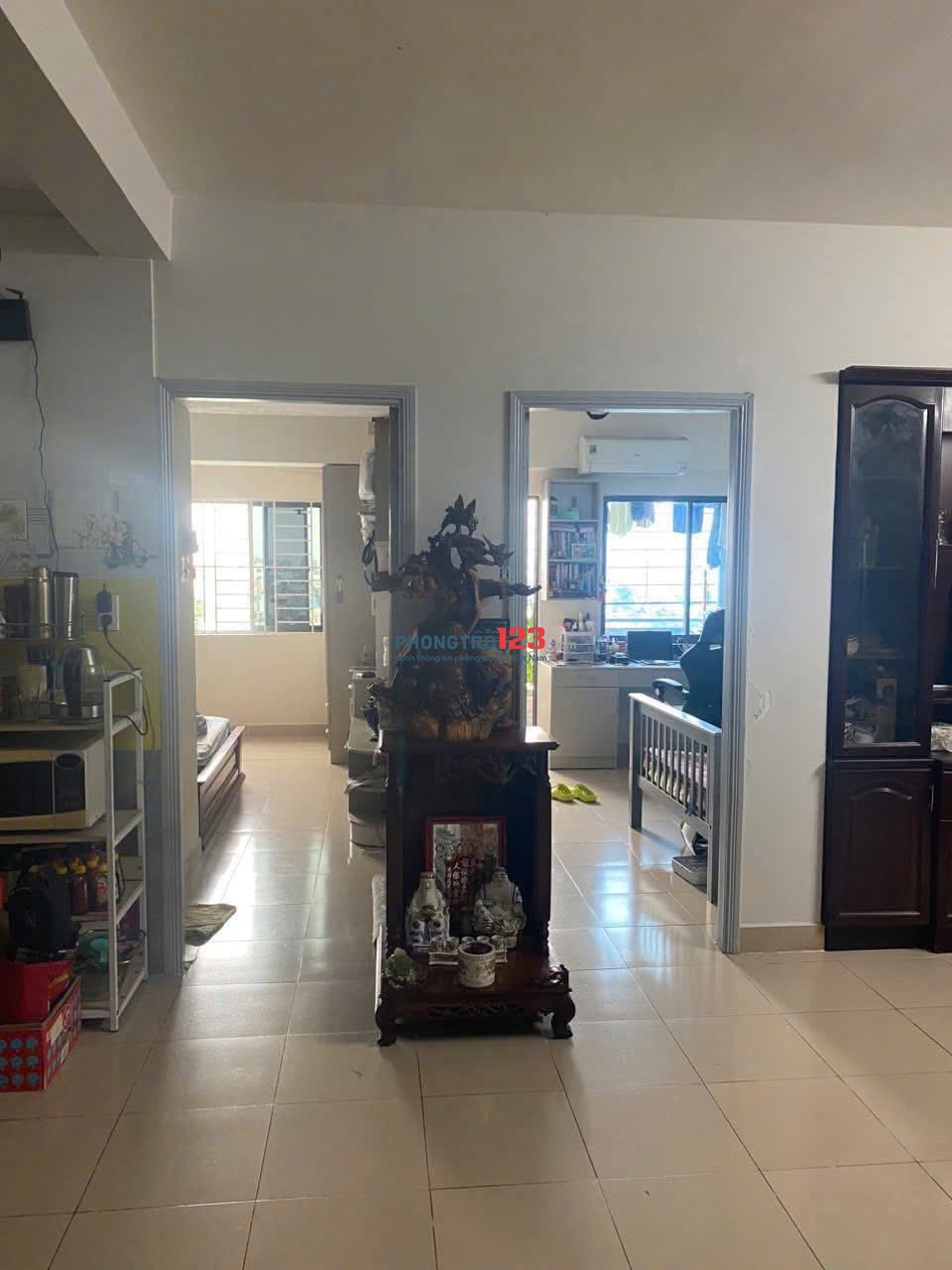 Chung cư Trần Quang Khải, Quận 1: 86m2, 2p ngủ, full nội thất, 12tr/th